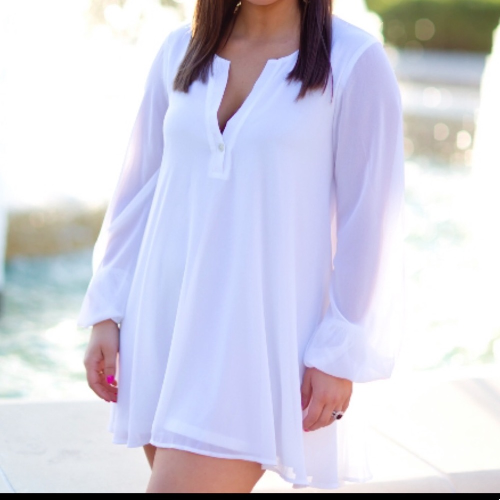 Show Me Your MuMu white small top/mini dress